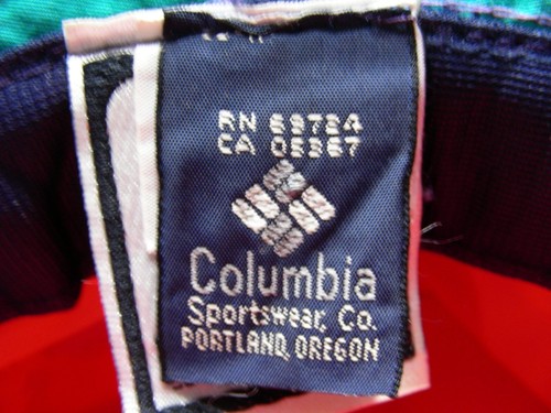 COLUMBIA SPORTSWEAR - Vintage USA - SMALL (Child Size 18cm) Bucket Hat Sun Cap! - Picture 11 of 14