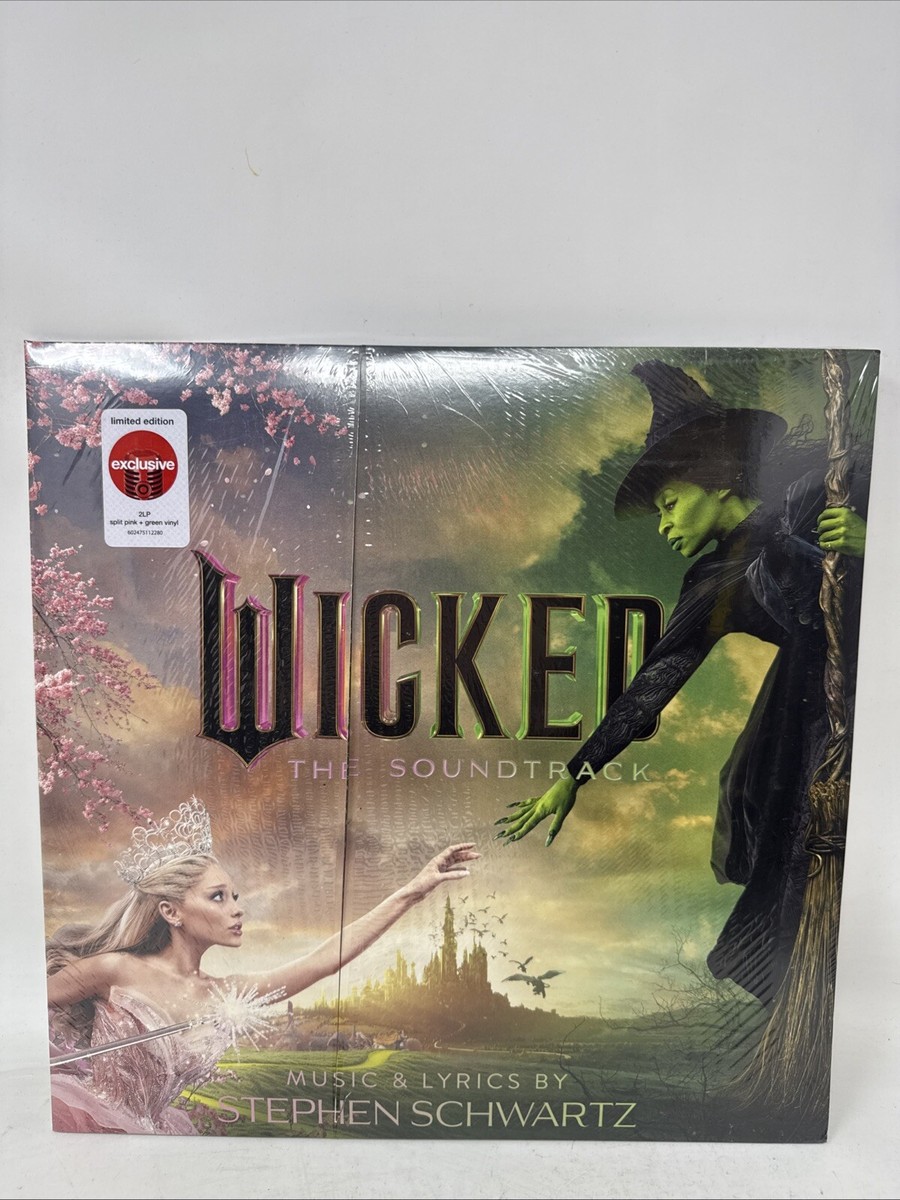 WICKED Limited Edition Target Ex. 2LP Split Pink + Green Vinyl