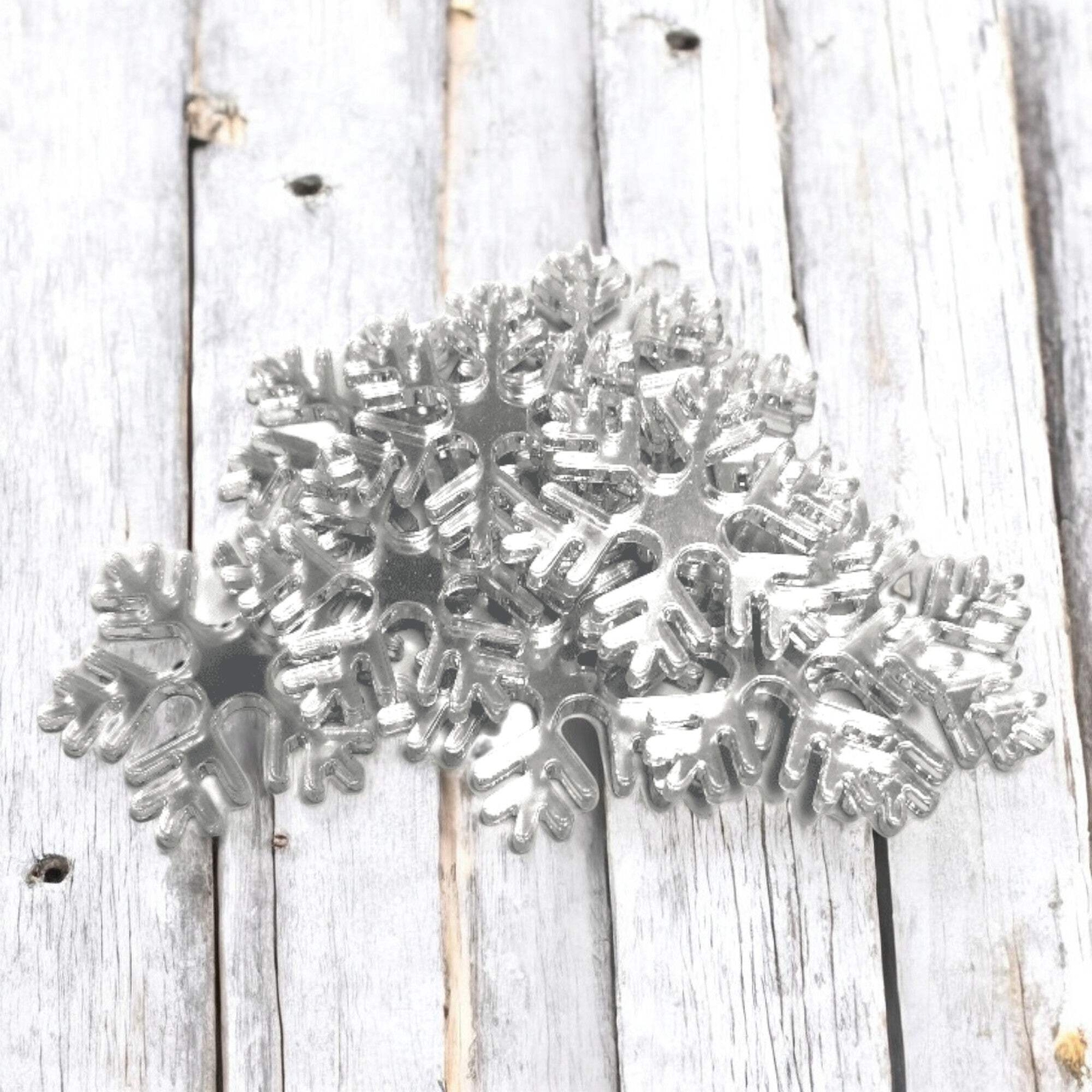 Conjuntos De Manualidades De Copos De Nieve Helados De Navidad