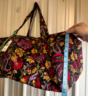 Vera Bradley Women's Large Original Duffel Bag Midnight Garden