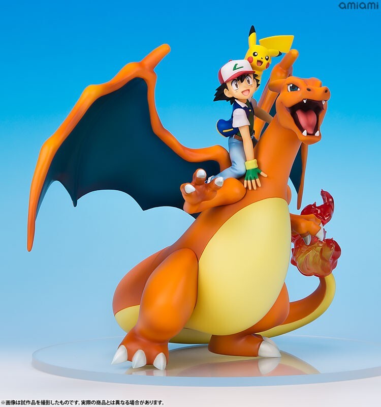 MegaHouse Pokemon GEM Series Ash, Pikachu and Charizard