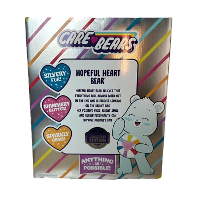 Care Bears Hopeful Heart Bear Sparkle & Shine Collector's Edition