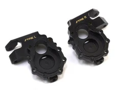 ST Racing Concepts Brass Front Steering Knuckles for Traxxas TRX-4 (Black) (2)