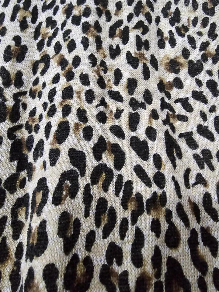 Obey Propaganda Animal Print Cheetah Pullover Sweater Size Medium - Image 3 of 4