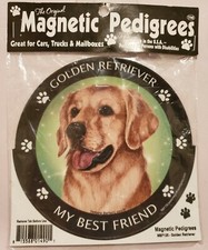 Pet Gifts USA Magnetic Pedigrees Dog Magnet - Golden Retriever My Best Friend