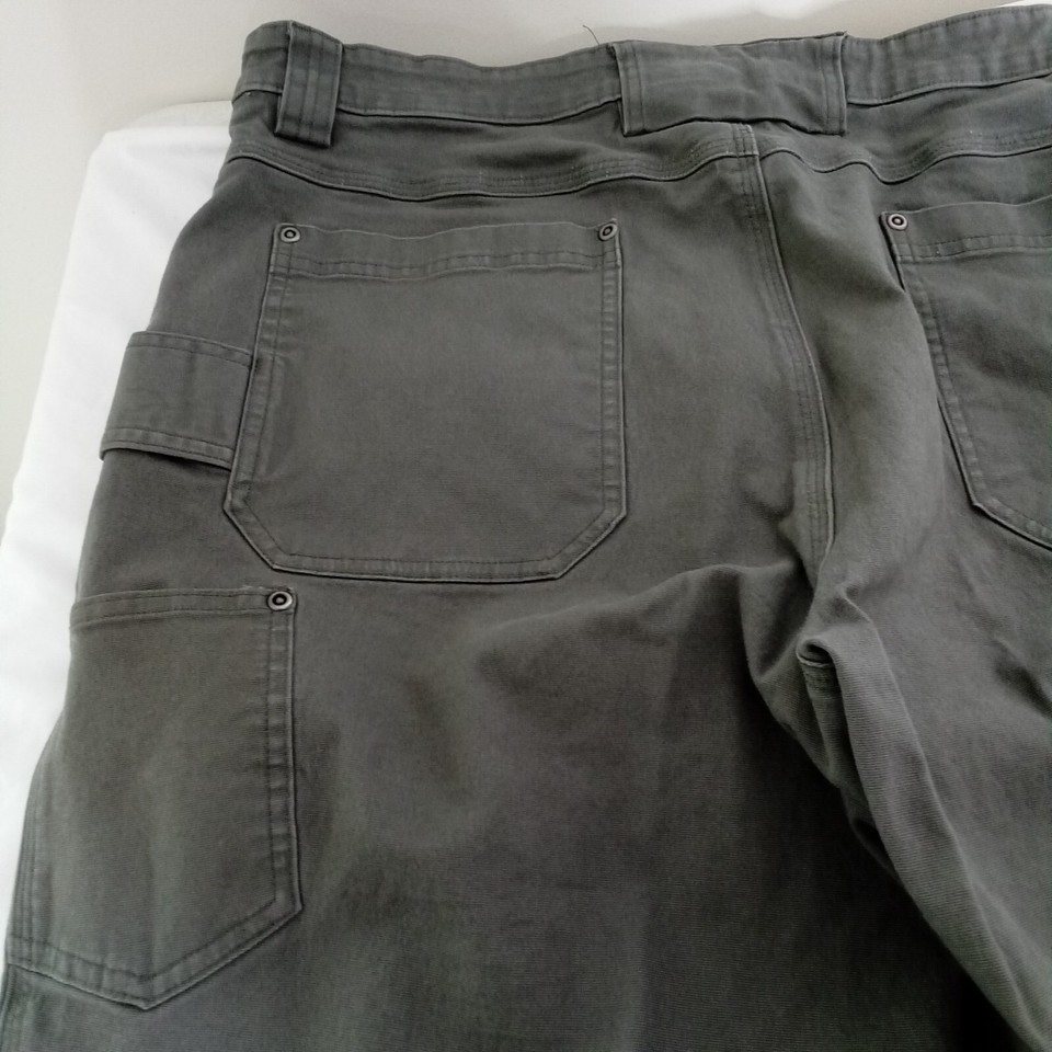 Duluth Trading Flex Fire Hose Carpenter Pants Men's 38x36 Gunmetal Gray Stretch eBay