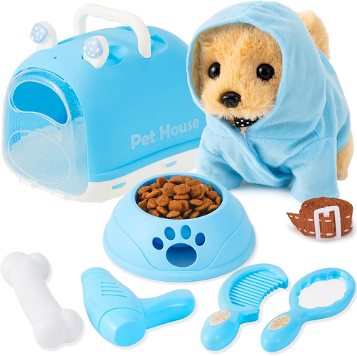 Dog Toys for Kids Girls, Walking and Barking Electronic Interactive Plush Puppy - Picture 7 of 12