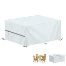 LAMUNI Copertura Tavolo Esterno Copritavolo da Giardino Impermeabile 150x90x75cm