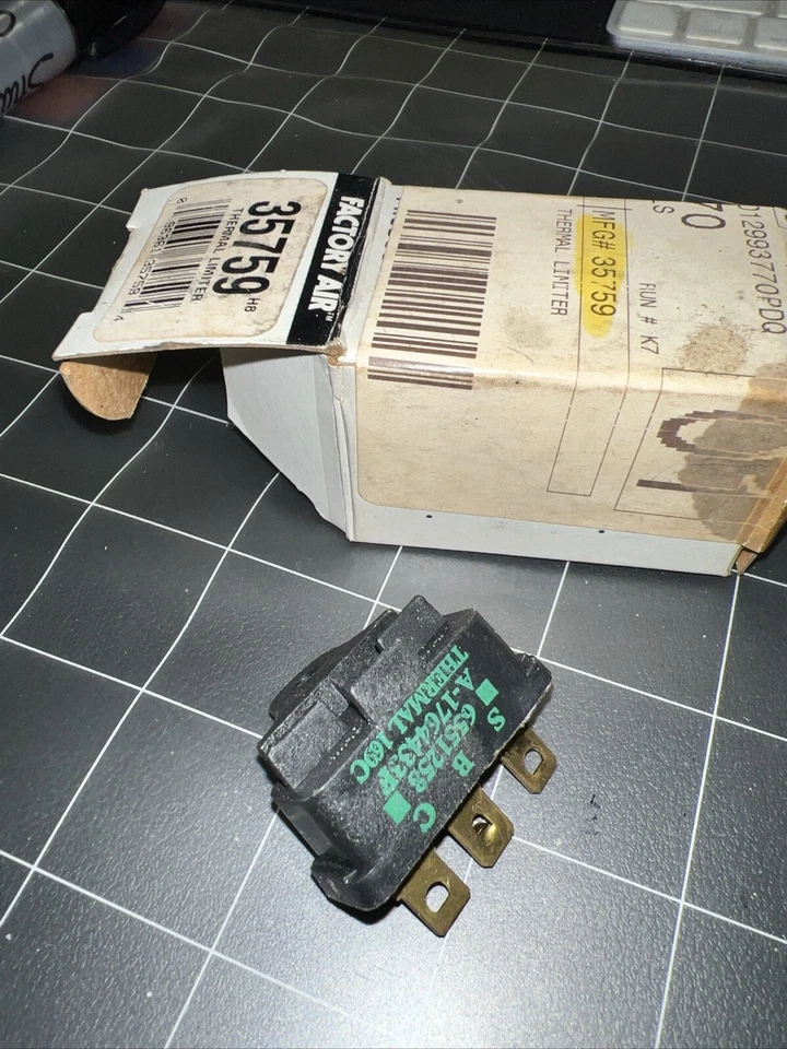 Interruptor limitador térmico Factory Air 35759 1 parte 6551258, hecho en 🇺🇸 F+S Foto 4 de 4