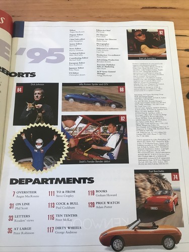 Wheels Car magazine JUNE 1995 Rx7 M3 R 911 GTV SPIDER XJ HSE 740il LS400 S420 - Picture 2 of 3