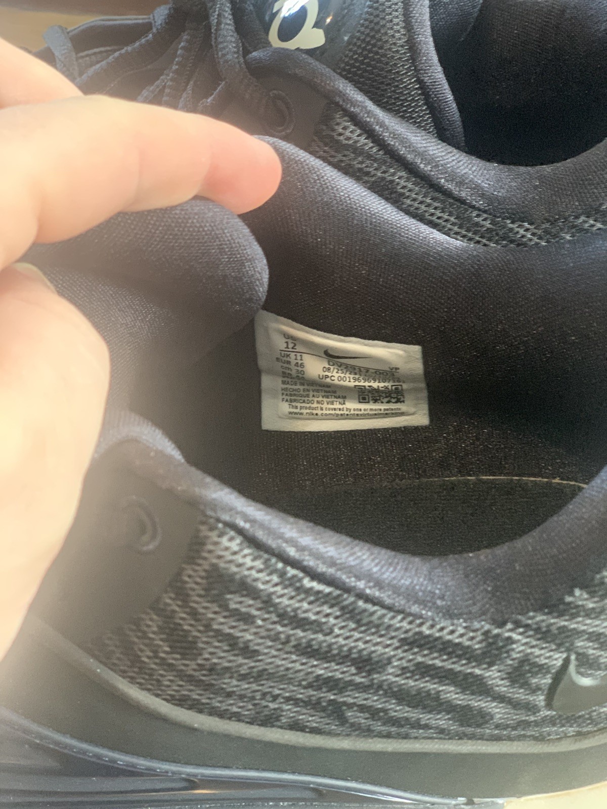 Nike KD16 Boardroom Men's 12  Black Smoke Grey Basketball Shoes DV2917-003