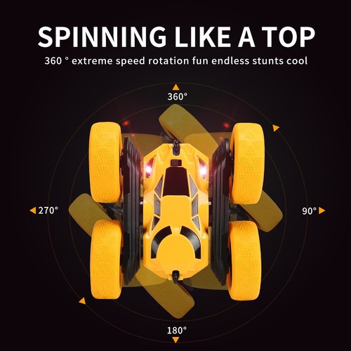 RC Car 4WD 2.4GHz Stunt Car 360° Flip Toy Off Road Drift RC Car for Boys Girls - Picture 9 of 23