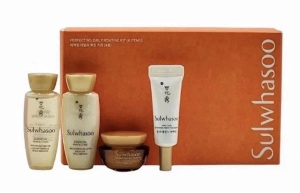 Sulwhasoo Perfecting Daily Routine Kit 4 items Skin Care/Travel Kit/K-Beauty