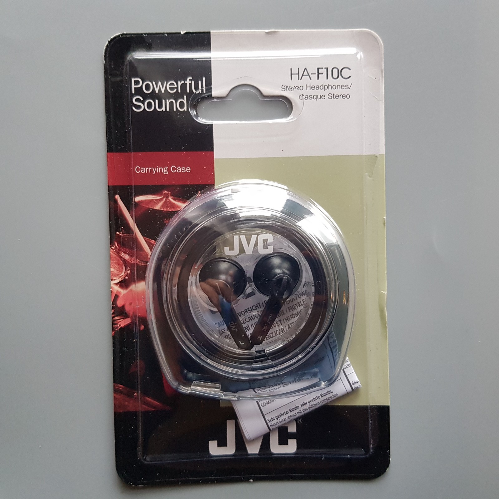 JVC Headphones Earbuds HA-F10C In-ear Stereo Sound Ear Buds NEW sealed Japan