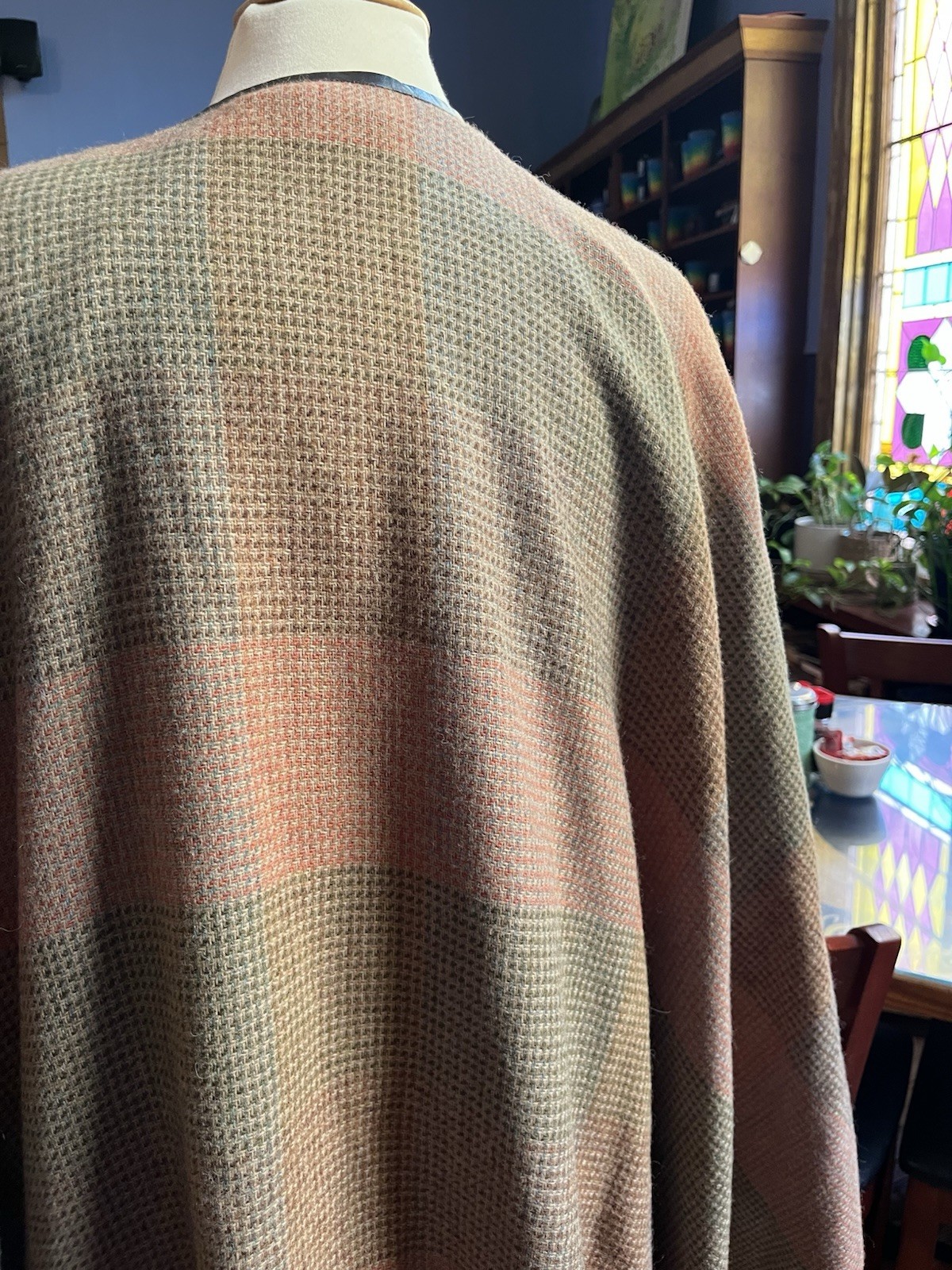 Vintage Pierre Cardin Adeles 100percent Wool Long Shawl. Unique image 6