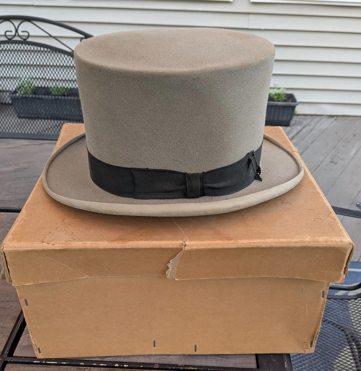 Gray Vintage Top Hats for Men for sale | eBay
