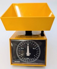 Vintage EKS Küchenwaage – Retro Design – 70er Jahre - gelb