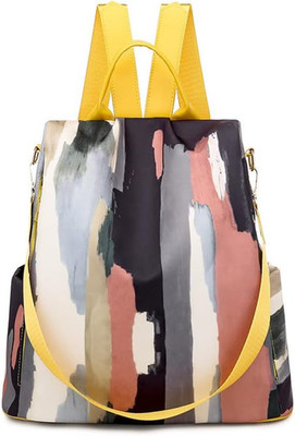 Wasserdichter Damen Rucksack Umhängetasche mit Anti-Diebstahl-Design, Viel Staur
