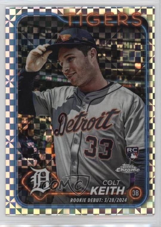 2024 Topps Chrome Update Debut X-Fractor Colt Keith #USC178 Rookie RC 1i1l