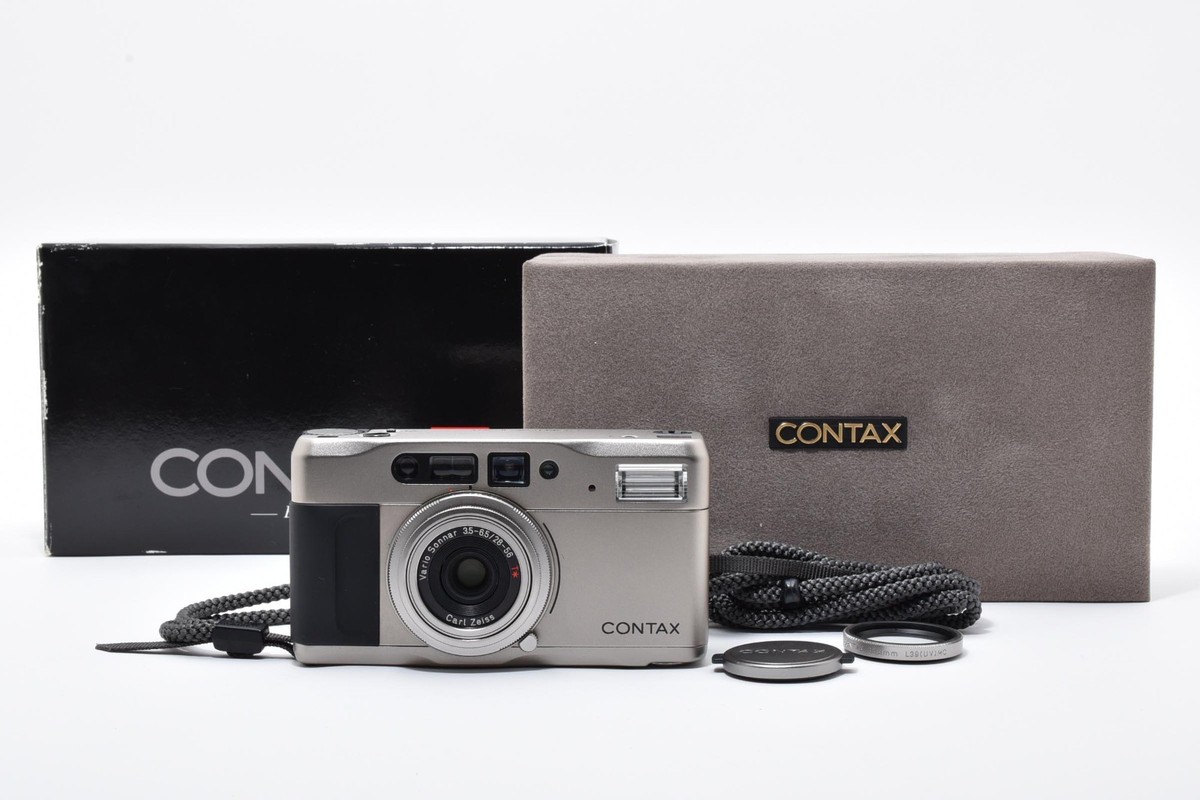 美品 CONTAX TVS DISITAL r80117 🌸[MINT in Box] Contax TVS 35mm Point & Shoot Film Camera silver
