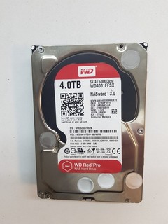 WESTERN DIGITAL NASWARE 3.0 4TB SATA 3.5" HARD DRIVE (R10)