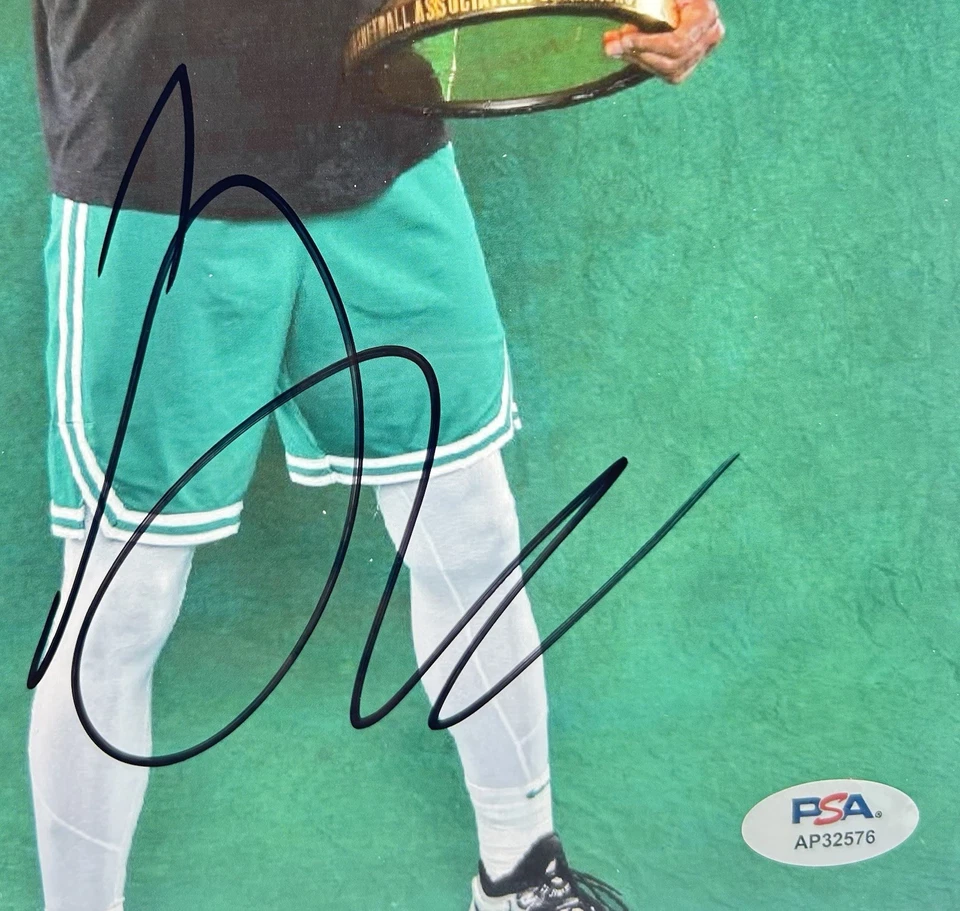 Foto firmada por Al Horford 8x10 campeones finales Boston Celtics certificado de autenticidad PSA/DNA Foto 2 de 3