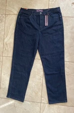 Gloria Vanderbilt Women's Jeans Sz 16 Amanda heritage fit, tapered leg, classic