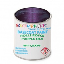 For Rolls Royce Dawn Purple Silk W11,Exps 2K Paint Cellulose Basecoat Neat Rfu