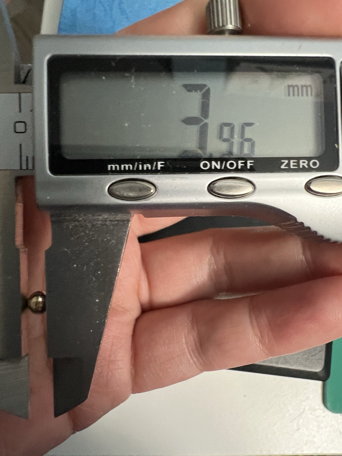 Signed 14k Solid Gold Tiny Ball Stud Earrings 0.2… - image 5