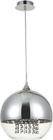 Chrom Durchsichtig Moderne HäNgelampe Pendelleuchte 1Xe27/60W IP20 30X105 [Cm]
