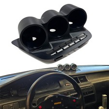 Triple Gauge Pod Mount For 1992-1995 Civic Eg Central Defrost Vent Triple Gauge Pod Mount For 1992-1995 Civic Eg Central Defrost Vent
