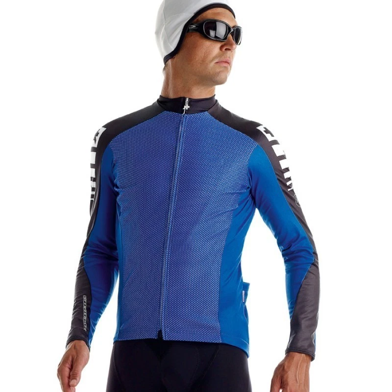ASSOS Intermediate Evo AirBlock 799 Blue Cycling Jersey Jacket — Size XL - Image 2 of 4