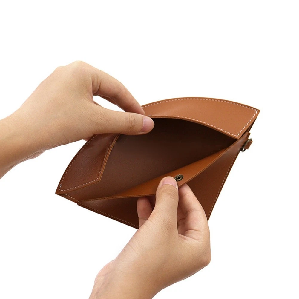PU Leather Coffee Storage Bag for Coffee Dripper Coffee Filters Holder5840
