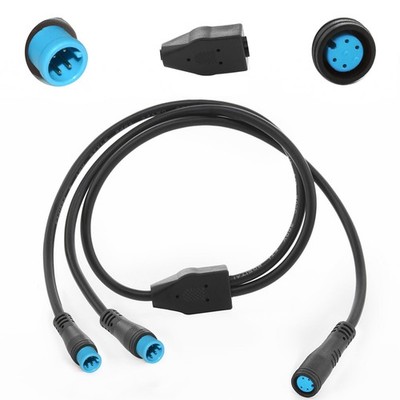 1T2 Y-Splitter Extension Wire with Julet Type 4pin Connector for Bike Headlig...