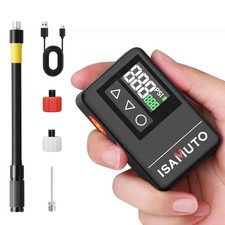 Bomba de aire portátil para bicicleta ISAMUTO MINI 120 PSI inflado rápido para bicicleta