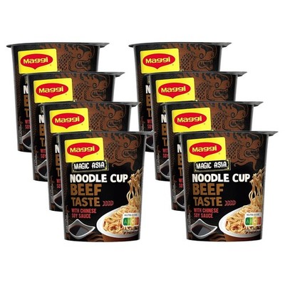 MAGGI Magic Asia Noodle Cup Beef Taste (8 x 63g)
