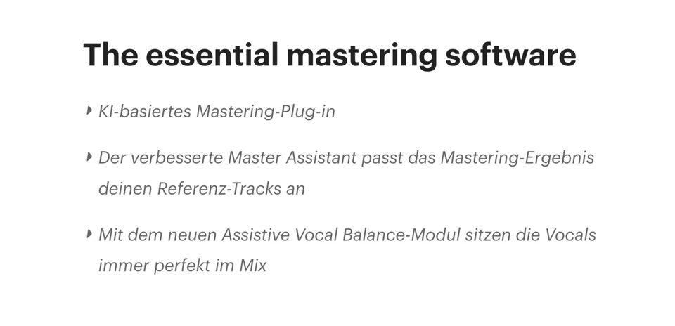 iZotope – Ozone 11 Elements – VST / AU / AAX / Audio-Plugin - Image 2 of 4