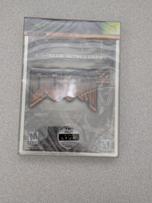 Doom 3 Limited Collector's Edition (Microsoft Xbox) Steelbook - BRAND NEW SEALED