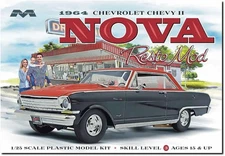 Mobius Model 1/25 1964 Chevrolet Chevy II Nova Rest MOD Plastic Model MOE2321