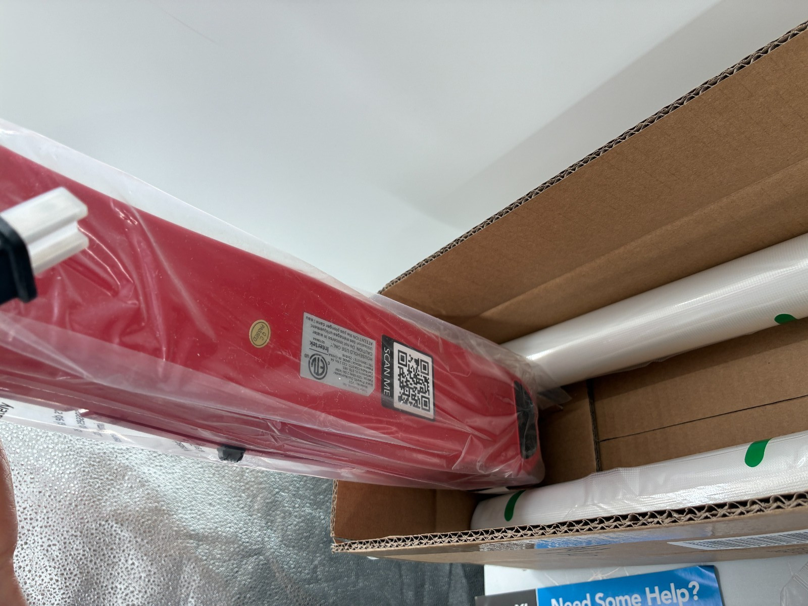 PowerXL Duo NutriSealer Food Vacuum Sealer With Bags Model VS2 Mint Open Box Red