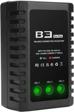 LiPo Battery Charger 2S-3S RC Balance Compact for Black 