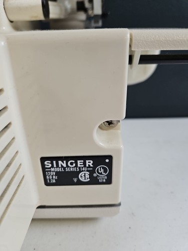 Singer QuantumLock 5 Alimentación Diferencial Modelo Serie 14U 10 Puntadas Overlock - Imagen 9 de 11