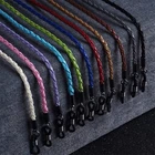 Thick Twist Sunglasses Leather Rope Chain Eyewear Braided Glasses Lanyard Strap