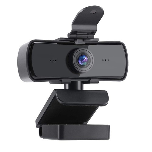 2K-Webcam, USB--Kamera, PC-Kamera, Computer-Webcam mit Sichtschutz für Live9495