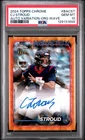 2024 TOPPS CHROME BASE AUTOS VARIATIONS ORANGE WAVE CJ STROUD 16/25 PSA 10