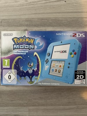 Nintendo 2DS Pokémon Moon Mond Handheld Spielkonsole Blau - OVP