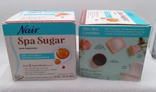 2 x NAIR Spa Sugar Hair Removal All Over Body Natural Spa Like Feel 11.8 fl oz