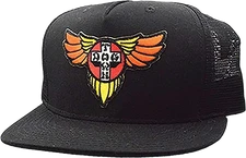 DOGTOWN WINGS PATCH ADJ-BLACK