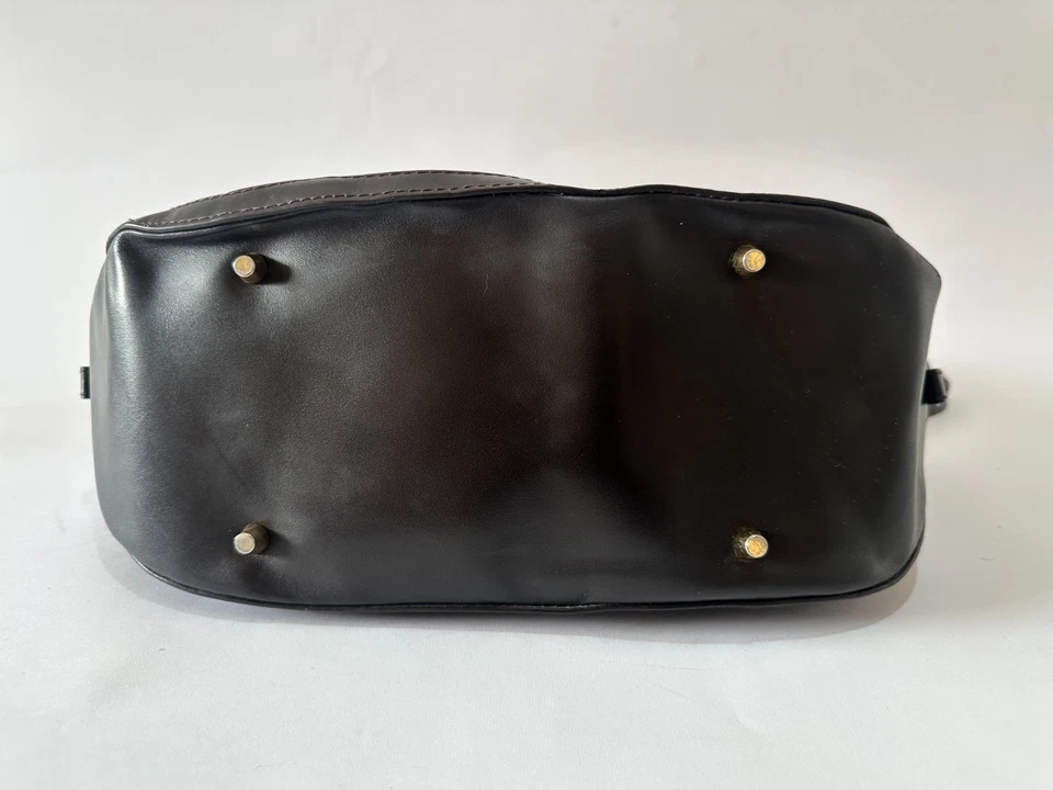 Burberry Beige/Brown Haymarket Check Coated Canvas and Leather Small Orchard Bag - Image 3 of 4