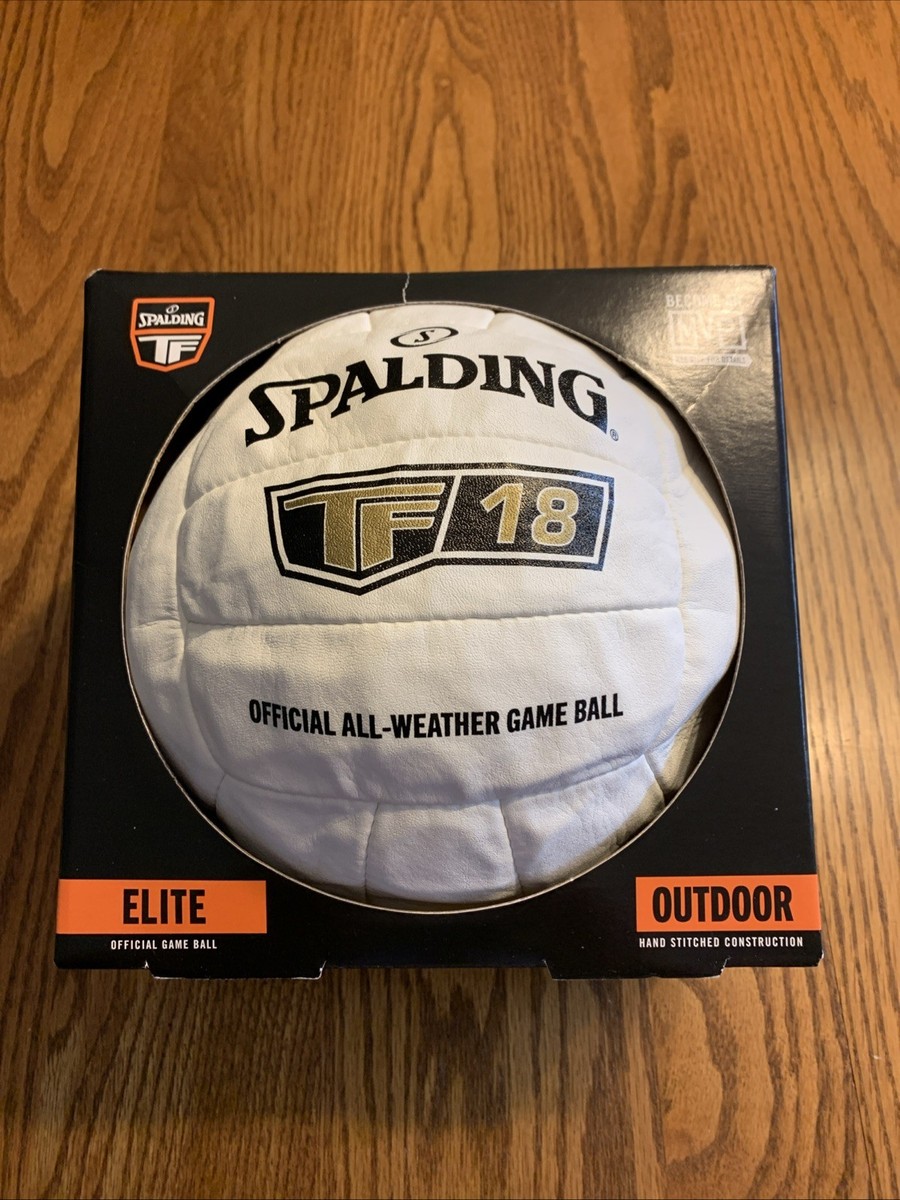 SPALDING Elite TF18 Official All-Weather Game Ball White